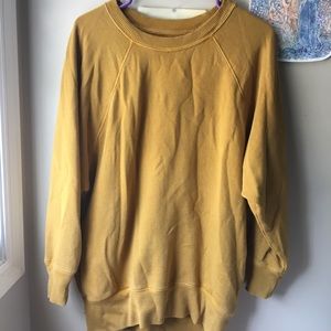 Oversized Mustard Sweater